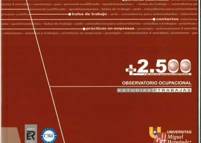 Memòria de les pràctiques de l'Observatori Ocupacional: més de 2500 empreses participants en 2004